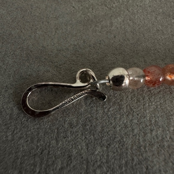 Pink Strawberry Quartz Beaded Necklace by Jay King - Picture 6 of 6